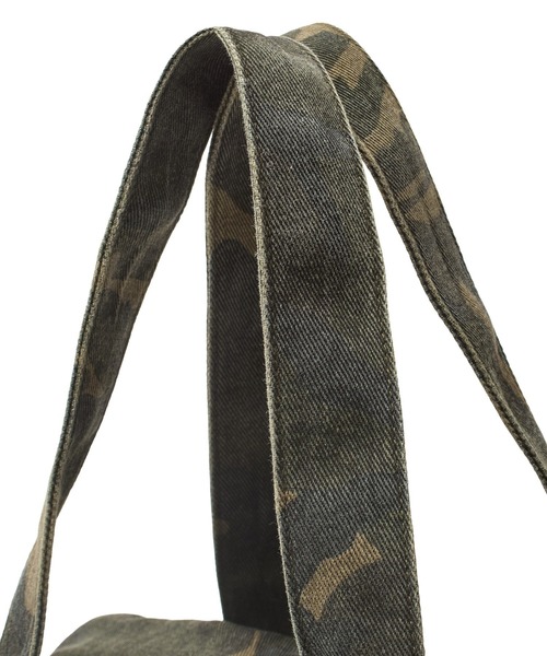 X-girl（エックスガール）の「HAZY LOGO 2WAY BIG TOTE BAG（トートバッグ・レディース・カモフラージュ/ベージュ・ONE SIZE）」の9枚目の写真