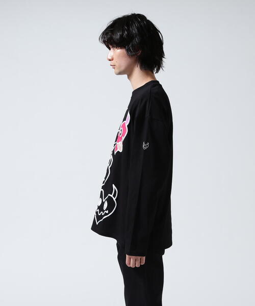 maxsix(マックスシックス)の「maxsix(マックスシックス)ONI HERTS L/S TEE(Tシャツ/カットソー・メンズ・ブラック/ホワイト・M/L)」の18枚目の写真