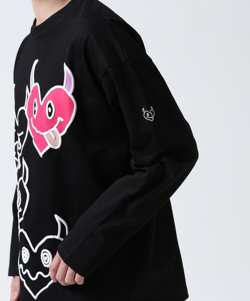 maxsix(マックスシックス)の「maxsix(マックスシックス)ONI HERTS L/S TEE(Tシャツ/カットソー・メンズ・ブラック/ホワイト・M/L)」の20枚目の写真