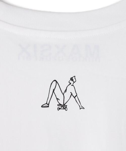maxsix(マックスシックス)の「maxsix(マックスシックス)ONI HERTS L/S TEE(Tシャツ/カットソー・メンズ・ブラック/ホワイト・M/L)」の5枚目の写真