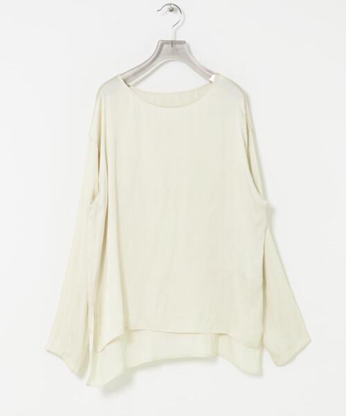 URBAN RESEARCH(アーバンリサーチ)の「ヴィンテージサテンTシャツブラウス(シャツ/ブラウス・レディース・ブラック/オフホワイト・FREE)」の10枚目の写真