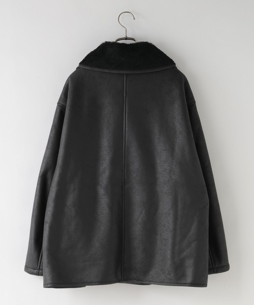 LOWRYS FARM（ローリーズファーム）の「ムートンジャケット  580818（ムートンコート・レディース・ブラウン/ブラック・FREE）」の5枚目の写真