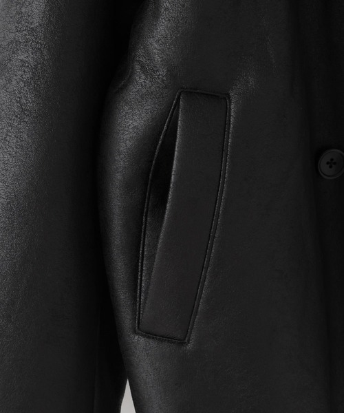 LOWRYS FARM（ローリーズファーム）の「ムートンジャケット  580818（ムートンコート・レディース・ブラウン/ブラック・FREE）」の9枚目の写真