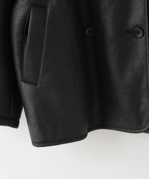 LOWRYS FARM（ローリーズファーム）の「ムートンジャケット  580818（ムートンコート・レディース・ブラウン/ブラック・FREE）」の10枚目の写真