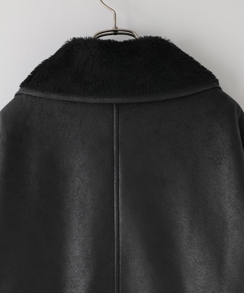 LOWRYS FARM（ローリーズファーム）の「ムートンジャケット  580818（ムートンコート・レディース・ブラウン/ブラック・FREE）」の12枚目の写真