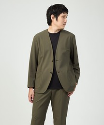 マルチサイズ（マルチサイズ）の「トロピカルノーカラー2Bジャケット（ノーカラージャケット）」