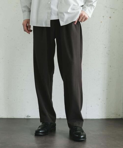 URBAN RESEARCH DOORS（アーバンリサーチドアーズ）の「ウールライクイージートラウザー（その他パンツ・メンズ・カーキ/ネイビー/グレー系その他/ブラウン・SMALL/MEDIUM/LARGE）」の3枚目の写真