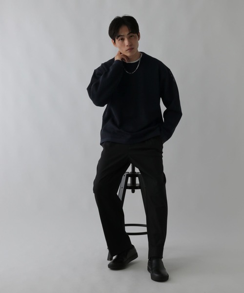 GLOBAL WORK（グローバルワーク）の「トクトク2SET/メッシュプルオーバー/CLEAN MODE/586519（ニット/セーター・メンズ・アイボリー/ネイビー/ダークグリーン/チャコールグレー・X-LARGE/SMALL/LARGE/MEDIUM）」の19枚目の写真