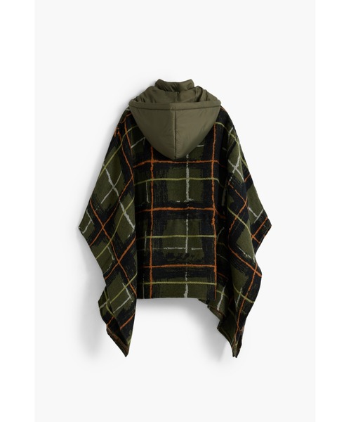 セール】フード付きチェック柄ポンチョ（ポンチョ）｜Desigual