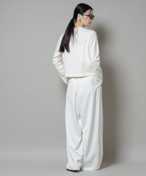 ORCIVAL（オーシバル）の「ORCIVAL/CREW NECK CARDIGAN（カーディガン/ボレロ・レディース・ダークグレー/ベージュ系その他・2）」の13枚目の写真