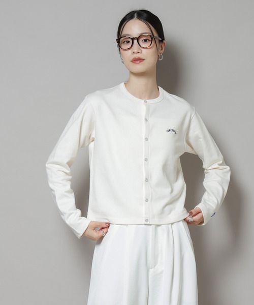 ORCIVAL（オーシバル）の「ORCIVAL/CREW NECK CARDIGAN（カーディガン/ボレロ・レディース・ダークグレー/ベージュ系その他・2）」の17枚目の写真