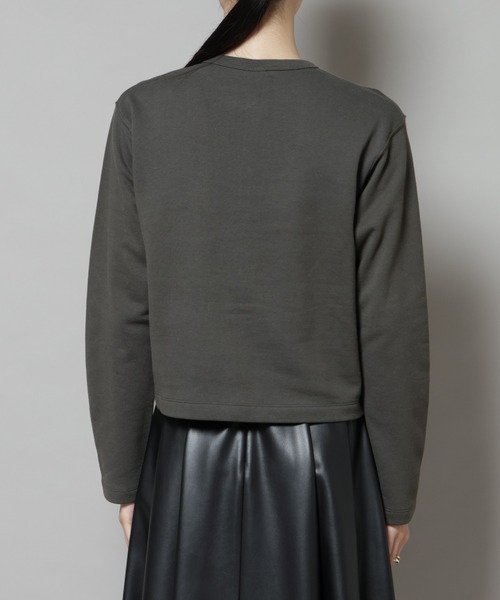 ORCIVAL（オーシバル）の「ORCIVAL/CREW NECK CARDIGAN（カーディガン/ボレロ・レディース・ダークグレー/ベージュ系その他・2）」の3枚目の写真