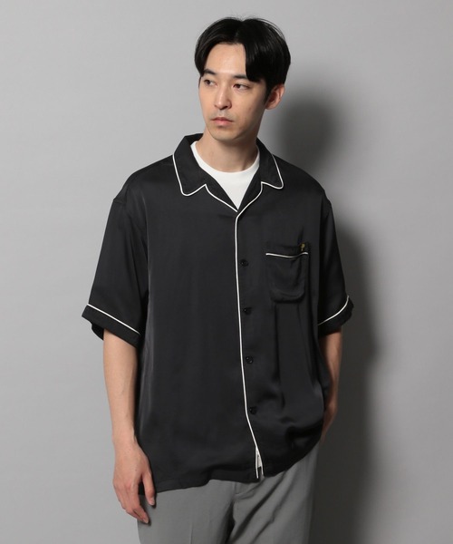 PENDLETON（ペンドルトン）の「【PENDLETON(ペンドルトン)】エンブロイダリーレーヨンシャツ（シャツ/ブラウス・メンズ・オフホワイト/ブラック・LARGE/MEDIUM）」の2枚目の写真