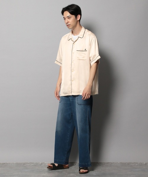 PENDLETON（ペンドルトン）の「【PENDLETON(ペンドルトン)】エンブロイダリーレーヨンシャツ（シャツ/ブラウス・メンズ・オフホワイト/ブラック・LARGE/MEDIUM）」の3枚目の写真