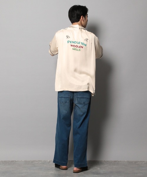 PENDLETON（ペンドルトン）の「【PENDLETON(ペンドルトン)】エンブロイダリーレーヨンシャツ（シャツ/ブラウス・メンズ・オフホワイト/ブラック・LARGE/MEDIUM）」の4枚目の写真