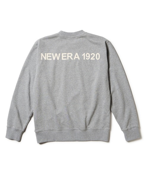 NEW ERA(ニューエラ)の「NEW ERA/ニューエラ 裏毛 スウェット クルーネック トレーナー 14682649/14682650/14682651(スウェット・メンズ・ホワイト/ブラック/グレー・M/2XL/XL/L)」の2枚目の写真