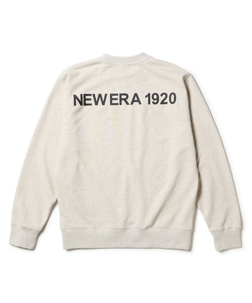 NEW ERA(ニューエラ)の「NEW ERA/ニューエラ 裏毛 スウェット クルーネック トレーナー 14682649/14682650/14682651(スウェット・メンズ・ホワイト/ブラック/グレー・M/2XL/XL/L)」の1枚目の写真