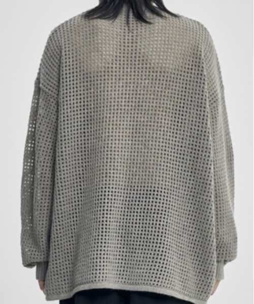 AJOBYAJO（アジョバイアジョ）の「AJOBYAJO/アジョバイアジョ/Total Logo Needle Sweater（ニット/セーター・レディース・カーキ・XL/L）」の8枚目の写真