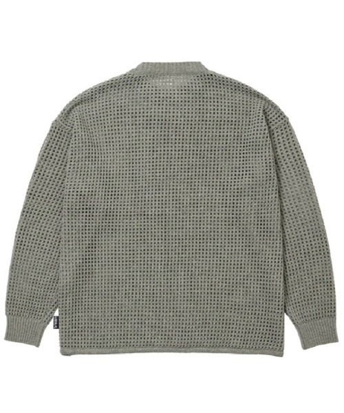 AJOBYAJO（アジョバイアジョ）の「AJOBYAJO/アジョバイアジョ/Total Logo Needle Sweater（ニット/セーター・レディース・カーキ・XL/L）」の5枚目の写真