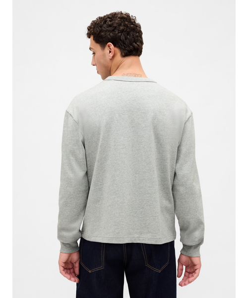 GAP（ギャップ）の「GAPロゴTシャツ（Tシャツ/カットソー・メンズ・ネイビー/ホワイト/グレー/ブラック・S/M/L/XL/XS）」の9枚目の写真