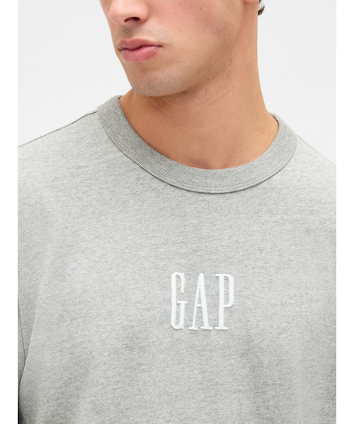 GAP（ギャップ）の「GAPロゴTシャツ（Tシャツ/カットソー・メンズ・ネイビー/ホワイト/グレー/ブラック・S/M/L/XL/XS）」の11枚目の写真