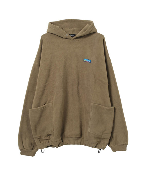 RAT EFFECT（ラットエフェクト）の「フリースサイドポケットフーディー（パーカー・キッズ・チャコールグレー/ブラック/カーキ・160/150/140/170/130）」の14枚目の写真