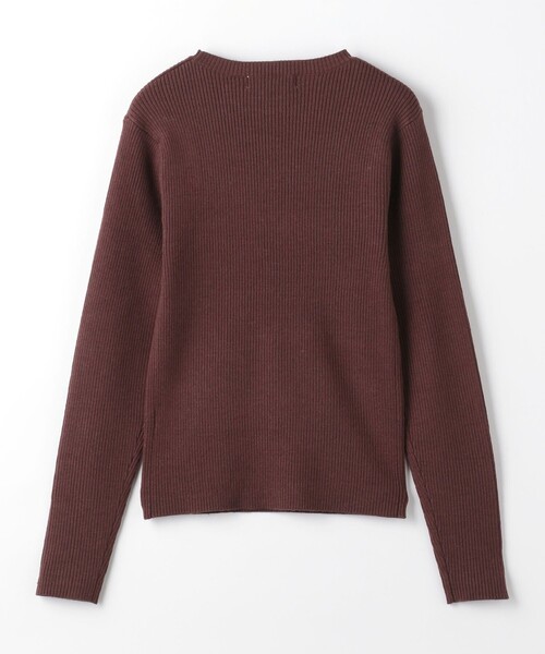 A DAY IN THE LIFE UNITED ARROWS（アデイインザライフユナイテッドアローズ）の「ハーフジップベスト+リブクルーネック ‐ハンドウォッシャブル‐＜A DAY IN THE LIFE＞（ニット/セーター・レディース・ダークグレー/ダークブラウン・FREE）」の10枚目の写真