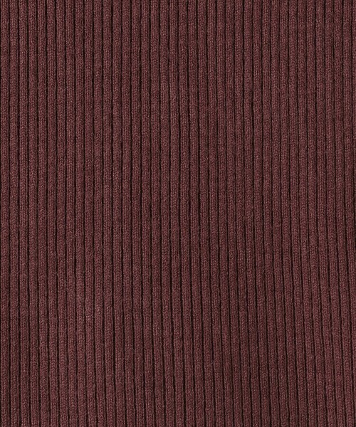 A DAY IN THE LIFE UNITED ARROWS（アデイインザライフユナイテッドアローズ）の「ハーフジップベスト+リブクルーネック ‐ハンドウォッシャブル‐＜A DAY IN THE LIFE＞（ニット/セーター・レディース・ダークグレー/ダークブラウン・FREE）」の12枚目の写真