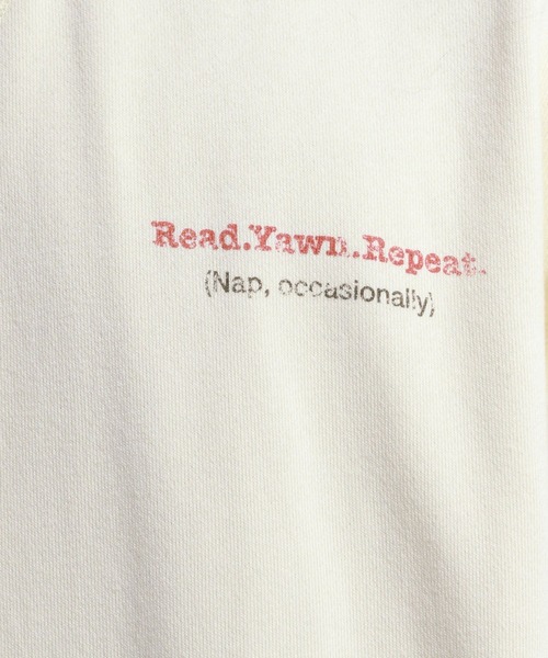 BAYFLOW（ベイフロー）の「≪新色登場・WEB限定カラーあり≫ヴィンテージライクアニマルスウェット［ユニセックス］（スウェット・メンズ・チャコール/オフホワイト/グリーン/ブラウン/ホワイト系その他/レッド/ブラック系その他/ネイビー/イエロー/ピンク/カーキ・MEDIUM/LARGE）」の22枚目の写真