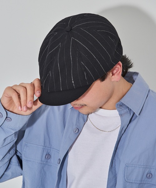 セール】【SCHOTT】ショット STRIPE CASQUETTE キャスケット ピン