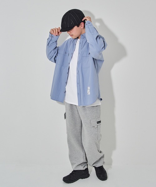 schott（ショット）の「【SCHOTT】ショット STRIPE CASQUETTE キャスケット ピンストライプ 夏でもかぶれる薄手のドライタッチ SC159 CBS（キャスケット・メンズ・ブラック/ネイビー/ブラウン・FREE）」の5枚目の写真