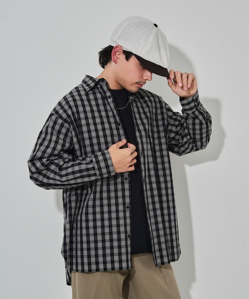 schott（ショット）の「【SCHOTT】ショット STRIPE CASQUETTE キャスケット ピンストライプ 夏でもかぶれる薄手のドライタッチ SC159 CBS（キャスケット・メンズ・ブラック/ネイビー/ブラウン・FREE）」の10枚目の写真