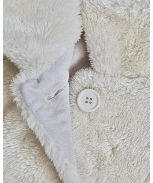 JUMELLE（ジュメロ）の「ムートンボアコート（ムートンコート・レディース・アイボリー/ベージュ・FREE）」の22枚目の写真