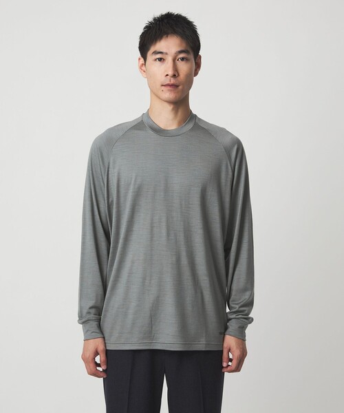 MARMOT(マーモット)の「【別注】<Marmot>GLR メリノウール ロングスリーブ Tシャツ(Tシャツ/カットソー・メンズ・ブラック/グレー系・XL/L/M)」の5枚目の写真