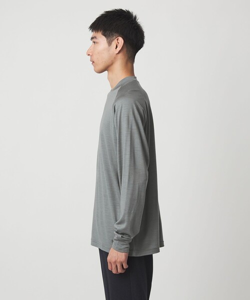 MARMOT(マーモット)の「【別注】<Marmot>GLR メリノウール ロングスリーブ Tシャツ(Tシャツ/カットソー・メンズ・ブラック/グレー系・XL/L/M)」の6枚目の写真