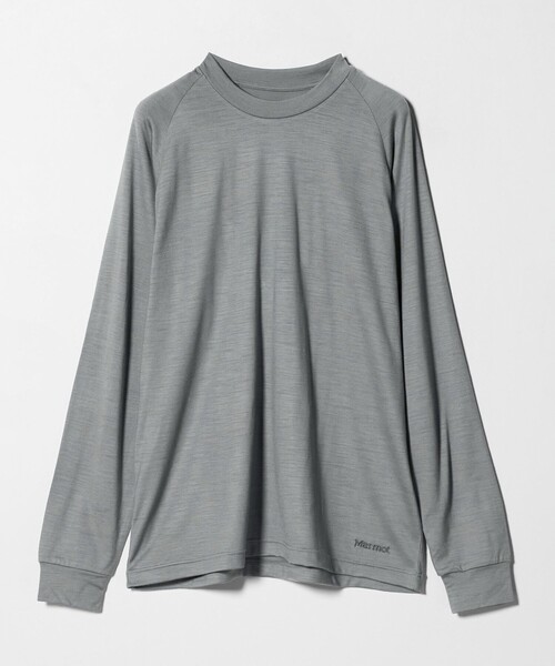 MARMOT(マーモット)の「【別注】<Marmot>GLR メリノウール ロングスリーブ Tシャツ(Tシャツ/カットソー・メンズ・ブラック/グレー系・XL/L/M)」の8枚目の写真