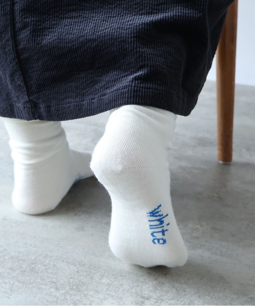 bulle de savon（ビュルデサボン）の「△Basic wool ソックス（ソックス/靴下・レディース・ブルー/ホワイト/レッド・FREE）」の8枚目の写真