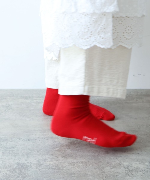 bulle de savon（ビュルデサボン）の「△Basic wool ソックス（ソックス/靴下・レディース・ブルー/ホワイト/レッド・FREE）」の13枚目の写真