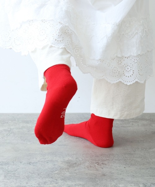 bulle de savon（ビュルデサボン）の「△Basic wool ソックス（ソックス/靴下・レディース・ブルー/ホワイト/レッド・FREE）」の15枚目の写真