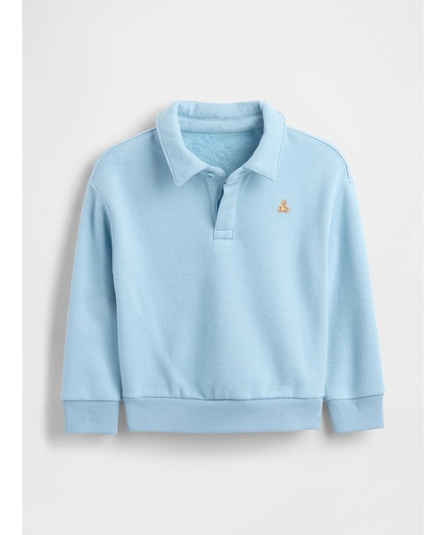 GAP（ギャップ）の「ヴィンテージソフト ポロ スウェットシャツ (幼児・ベビー)（スウェット・キッズ・ブラック/ブルー/グリーン・70cm/110cm/90cm/95cm/80ｃｍ/100cm/105cm）」の3枚目の写真