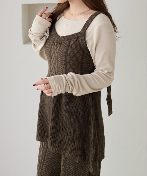 apres jour clair（アプレジュールクレア）の「【apres jour clair】プレート付きトップス（Tシャツ/カットソー・レディース・オレンジ系その他/アイボリー/ブラック/ブラウン系その他/ベージュ/オフホワイト/ピンク・X-LARGE/フリー）」の11枚目の写真