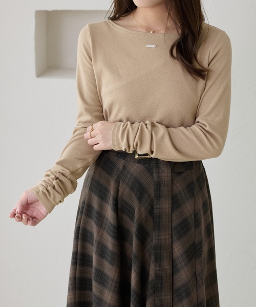 apres jour clair（アプレジュールクレア）の「【apres jour clair】プレート付きトップス（Tシャツ/カットソー・レディース・オレンジ系その他/アイボリー/ブラック/ブラウン系その他/ベージュ/オフホワイト/ピンク・X-LARGE/フリー）」の17枚目の写真