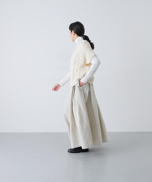 かぐれ（カグレ）の「ペルーアランワイドベスト（ニット/セーター