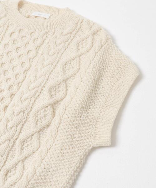 ペルーアランワイドベスト（ニット/セーター）｜かぐれ（カグレ）の