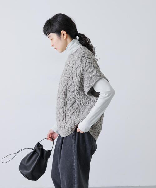 ペルーアランワイドベスト（ニット/セーター）｜かぐれ（カグレ）の