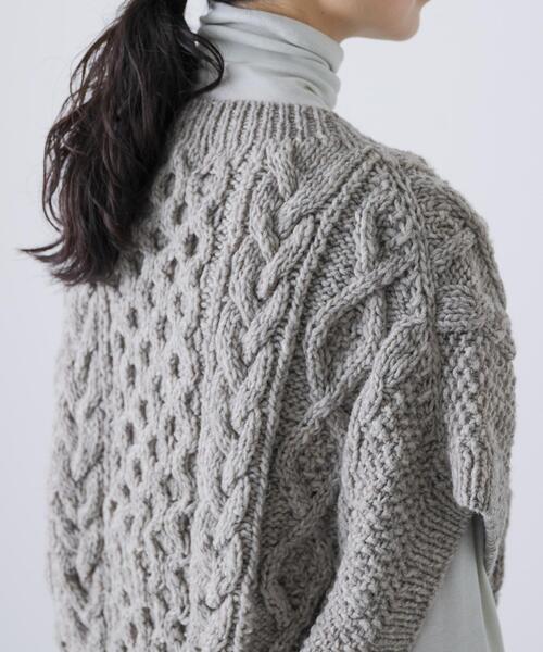 ペルーアランワイドベスト（ニット/セーター）｜かぐれ（カグレ）の