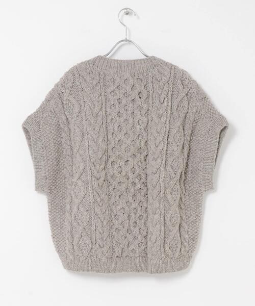 ペルーアランワイドベスト（ニット/セーター）｜かぐれ（カグレ）の