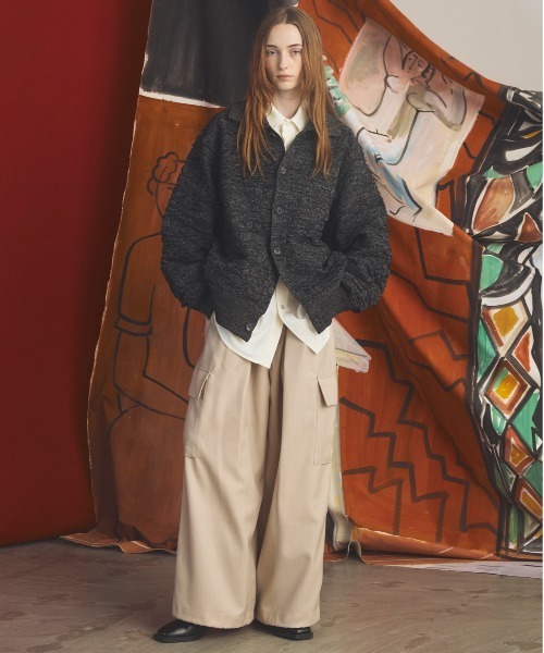 MAISON SPECIAL(メゾンスペシャル)の「《UNISEX》Toro-washer Prime-Over Shirt/トロワッシャープライムオーバーシャツ【MAISON SPECIAL/メゾンスペシャル】(シャツ/ブラウス・メンズ・ブラック/チャコールグレー/ピンク/オフホワイト/ブラウン/コーラルピンク/ラベンダー/パープル/サーモンピンク/ライトグリーン/ブルー/ダークパープル/バーガンディー・0/1/2)」の18枚目の写真