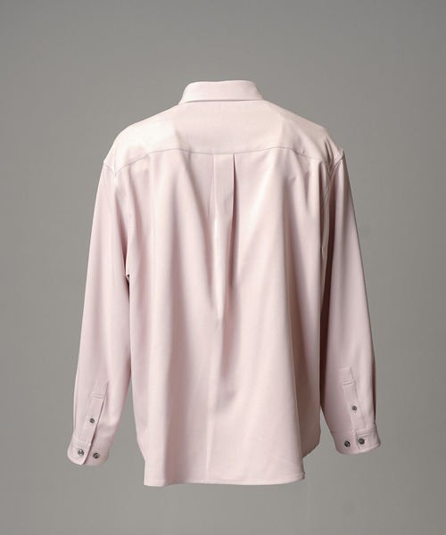 MAISON SPECIAL（メゾンスペシャル）の「《UNISEX》Toro-washer Prime-Over Shirt/トロワッシャープライムオーバーシャツ【MAISON SPECIAL/メゾンスペシャル】（シャツ/ブラウス・メンズ・ブラック/チャコールグレー/ピンク/オフホワイト/ブラウン・0/1/2）」の11枚目の写真