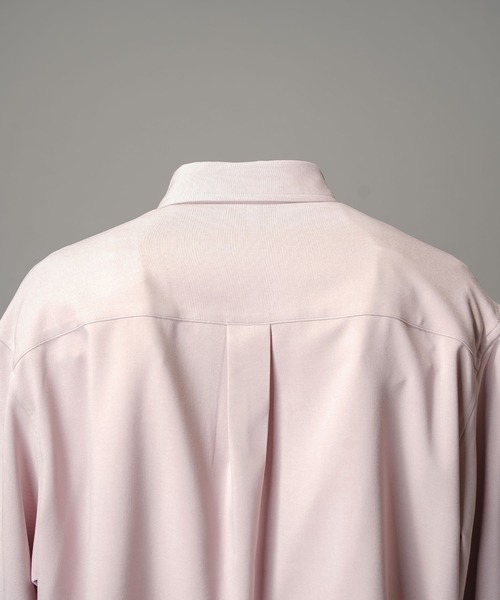 MAISON SPECIAL（メゾンスペシャル）の「《UNISEX》Toro-washer Prime-Over Shirt/トロワッシャープライムオーバーシャツ【MAISON SPECIAL/メゾンスペシャル】（シャツ/ブラウス・メンズ・ブラック/チャコールグレー/ピンク/オフホワイト/ブラウン・0/1/2）」の16枚目の写真